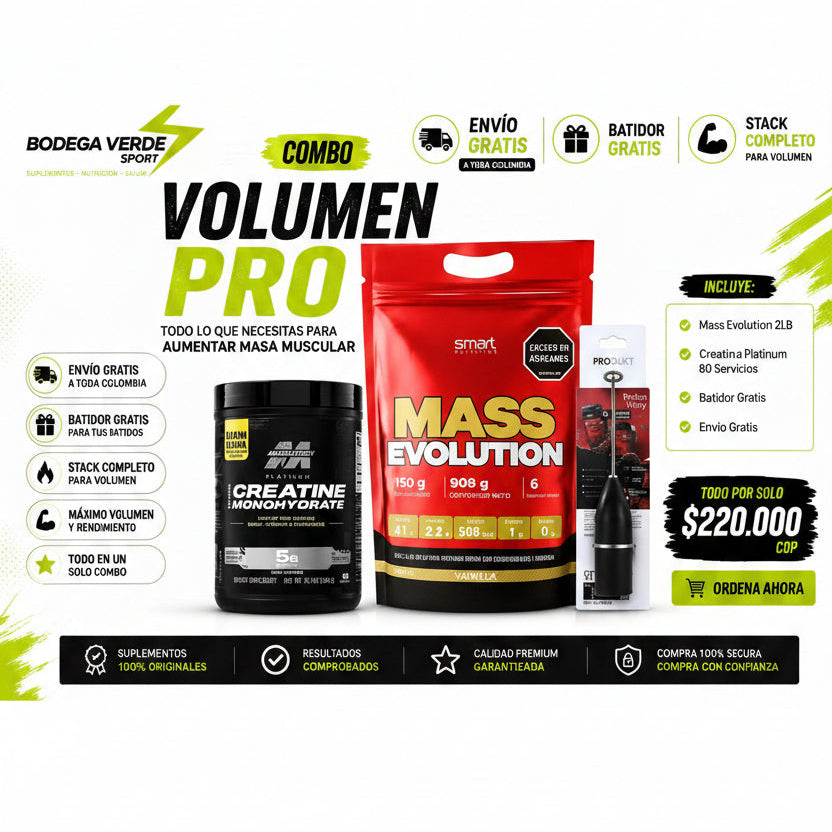 combo volumen pro (obsequio batidor)