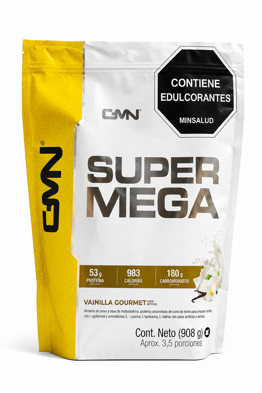 SUPER MEGA GAINER GMN Vainilla Gourmet 908g
